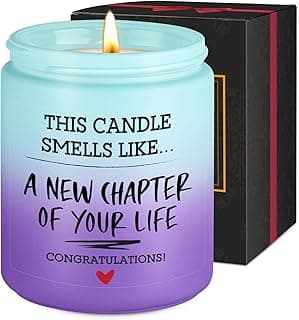 Fairy's Gift New Chapter Candle, Congratulations Gifts for Women Men, Coworker Friend, Leaving Job, New Beginnings Gifts for Women Men, Breakup, Divorce, Retired, Moving Away Congrats Presents Ideas