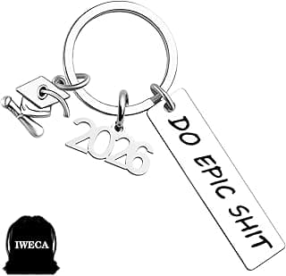 2026 Graduation Gifts Keychain for Women Him 2026 Senior Keychain for Her Men Student Graduate Grad Idea Son Daughter Teen College High School Jewelry Present Boy Girl Grads softball senior