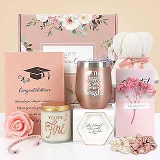 2026 Graduation Gifts for Her, 10 in 1 Pratical Grad Gift Basket for College or High School Class of 2026 Graduation Gift Box for Daughter, Sister, Friend