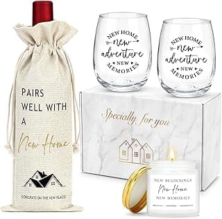 House Warming Gifts New Home Gift Ideas Cool Housewarming Gift Baskets New Apartment Unique Housewarming Blessing Gifts for Women, Men, Couple, First Time Home Buyers, Homeowners, Family